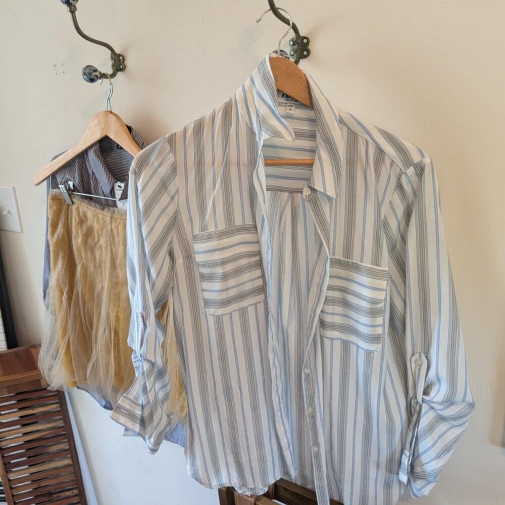 Express The City Shirt Dress Shirt Women's